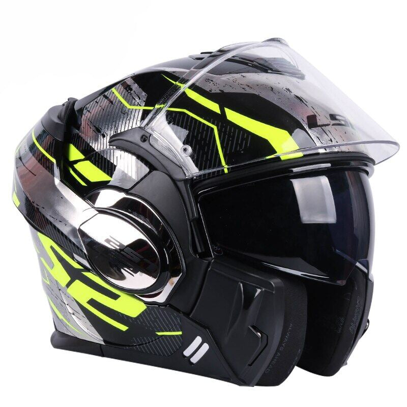 LS2 FF906 180 Degrees Valiant II motorcycle Flip Up Modular helmet